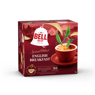 bell tea english breakfast 50 pack